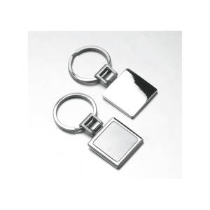 Llavero Metálico Personalizado, Forma Cuadrada, Acero Inoxidable y Latón, Esmalte con Foto Digital, con Logotipo Personalizado, Material Resistente - Product Image 2