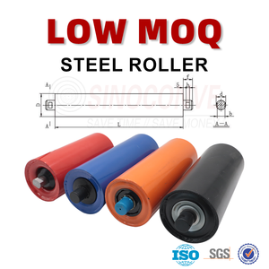 Pièces d'équipement de transport : Rouleaux porte-charge en acier pour tapis roulant, Polines - Product Image 3