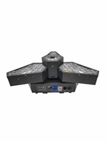 Lumière de tête mobile rétro en forme de feuille d'érable LED 250W, 3x60W blanc chaud doré, 36 pièces d'effets de pixels RGB pour fond, concert vintage DMX512