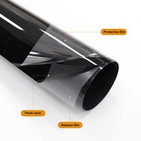 Film de protection de carrosserie noir brillant en PVC, autocollants adhésifs pour motos, vélos, voitures, film changeant de couleur