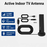 Antenne TV intérieure/extérieure OEM avec base magnétique, moules et emballages entièrement personnalisés pour les distributeurs de marques d'Amérique latine