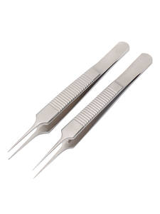 คีมผ่าตัดพลาสติกทางการแพทย์ คีมจับเนื้อเยื่อ คีมจักษุ คีมไมโคร คีมผ่าตัดตาสองชั้น คีมหยัก - Product Image 6