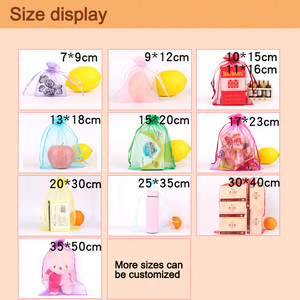 Sacs en <span class=keywords><strong>organza</strong></span> personnalisés avec logo, 23 couleurs, cordon de serrage, 10*15, pochette en <span class=keywords><strong>organza</strong></span> blanche, sacs cadeaux en <span class=keywords><strong>organza</strong></span> <span class=keywords><strong>pas</strong></span> chers, grands sacs cadeaux en <span class=keywords><strong>organza</strong></span> - Product Image 2