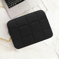 Étui pour ordinateur portable moderne souple de 13 à 14 pouces pour Macbook Air/Pro 13,3/13,6 et DellHP, étui pour ordinateur portable imperméable ajusté en noir