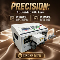 Machine entièrement automatique de découpe, dénudage, torsion, séparation et alimentation de fils électroniques
