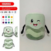 Fabricant de jouets en peluche personnalisés en gros, mini cylindres clignotants sur le thème des bonbons, décorations de fête, jouets en peluche animaux personnalisés