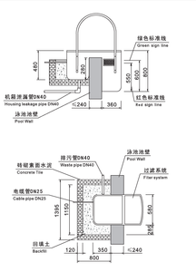 Débit fixé au mur sans tuyau du <span class=keywords><strong>filtre</strong></span> PK8021 de <span class=keywords><strong>piscine</strong></span>: <span class=keywords><strong>15m3</strong></span>/h - Product Image 6
