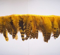 Siège de selle à plumes gribouillé gris naturel, vente en gros, usine de chine, garniture de selle