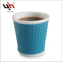 Tasse à café en céramique personnalisée avec tasse à expresso en silicone Design nordique moderne mixte idéal pour les cadeaux d'affaires