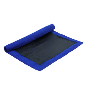 Chiffon de nettoyage en microfibre bleu et rouge pour lavage de voiture, élimination des taches, outils de nettoyage automobile - Product Image 1