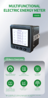 EastSong ES600E/K5 6DI+2DO 2~31st THD 0.5S 3 Fasa Modbus DL/T645 RS485 Remote Stop Smart LCD Layar 8-Digit IP65 Meter