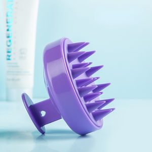 Brosse en Silicone souple pour le Massage du <span class=keywords><strong>cuir</strong></span> <span class=keywords><strong>chevelu</strong></span>, idéal pour le bain et le Salon de maison, - Product Image 1