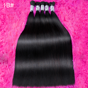 Extensiones de Cabello 100% virgen vietnamita crudo de la mejor calidad, varios colores, trenzado recto de hueso, grado 12A, alto cabello humano a granel - Product Image 1