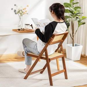 Classic Sturdy Solid <strong>Wood</strong> <strong>Folding</strong> <strong>Chair</strong> Garden Courtyard | Antiqued Wimbledon Style Party <strong>Chair</strong> for Outdoor Furniture OEM ODM - Product Image 5