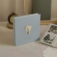 Carnet en tissu de lin personnalisé, journal brodé floral, journal intime à couverture rigide avec nom personnalisé, cadeau