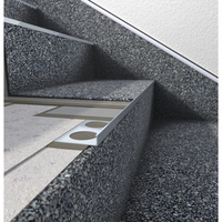 Profil de nez de marche pour escalier, moderne, étanche, en aluminium, pour marches sécurisées, matériau durable, surface antidérapante robuste, bord lisse, garantie 5 ans