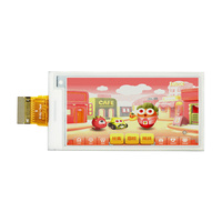 Tampilan epaper 2.66 inci harga display eink hitam putih merah kuning supermarket tampilan tinta
