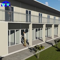 Maison modulaire en acier léger à assemblage rapide pour dortoir en conteneur maritime