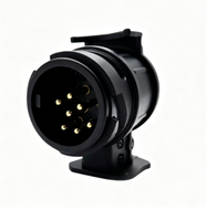 Adaptateur Mini Européen Standard 13 Broches vers 7 Broches, Connecteur Prise et Fiche 13 Cœurs vers 7 Cœurs