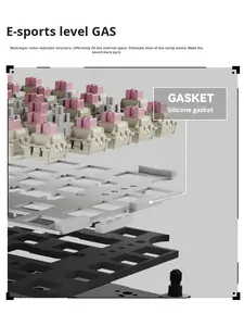تخصيص 78 مفتاح بدون خوف عقد FPS لعبة RT لوحة المفاتيح الميكانيكية VGN A75 نقطة قابلة للتبديل الساخن محور مغناطيسي للرياضة الإلكترونية ل - Product Image 4