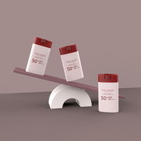 Bouteilles de conteneur de bâton de déodorant de crème solaire pour la bouteille en plastique faite sur commande cosmétique de bâton de soleil
