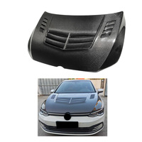 Pièces de tuning automobile, capot avant, capot moteur en fibre de carbone pour VW Volkswagen Golf 8 MK8, couvre-moteur 2021-2026