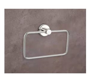 Toallero cuadrado de acero inoxidable de diseño moderno, venta directa India multifuncional, garantía de 2 años, montaje en pared para Baño - Product Image 3