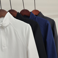 Nouvelle couche de Base d'équitation en peluche d'hiver, demi-fermeture éclair, mince et chaud, couche de Base équestre, vêtements équestres en polaire pour femmes