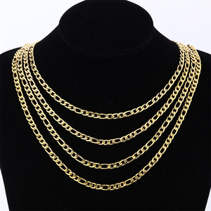 5Mm Kích Cỡ Khác Nhau Hip Hop Vòng Cổ Xương Đòn Chuỗi Cuba Chuỗi Thép Không Gỉ <span class=keywords><strong>Figaro</strong></span> Vòng Cổ Cho Nam Giới Và Phụ Nữ - Product Image 3