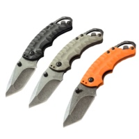 Couteau de poche pliable de survie pour le camping en plein air, haute dureté 8750, manche en nylon et fibre de verre, couteau de chasse, idéal pour un cadeau
