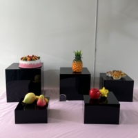 Ensemble de table à dessert en acrylique, plateau à gâteaux, à collations et à fruits, support alimentaire pour repas froids et pause thé, décoration de mariage et de Noël