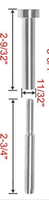 Le Kit de balustrade de câbles de pont en acier inoxydable 316 convient aux rampes d'escalier de câbles métalliques en acier inoxydable de 1/8 pouces