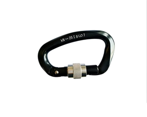 Mosquetón de Aluminio Aeronáutico 7075 <span class=keywords><strong>para</strong></span> Escalada en Roca, Rápel, Gancho de Rescate <span class=keywords><strong>para</strong></span> Industria Pesada - Product Image 1