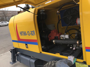 ปั๊มคอนกรีตเทรลเลอร์เครื่องยนต์ดีเซล30 40 60กม./ชม. ปั๊มสายเคลื่อนที่ปั๊มคอนกรีตเครื่องปูนซีเมนต์ - Product Image 5