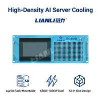 Unité de refroidissement liquide 4U 6U pour montage en rack, 65KW 130KW, pour serveur IA, centre de données, HPC, contrôle précis de la température, certifiée CE UL