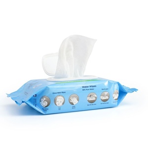 Soins de la peau sensible super humide Lingettes pour bébé organiques 99% pures <span class=keywords><strong>extra</strong></span> épaisses à l'aloès - Product Image 3