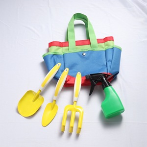 Garden Three Piece Set Shovel Trowel Rake Manual Tools Lightweight Stainless Steel For Garden DIY Use - Product Image 1