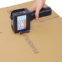 Impresora de Inyección de Tinta Térmica IPS-HH254 con Impresión de Códigos QR, Impresora TIJ Profesional Portátil, Máquina de Codificación TIJ