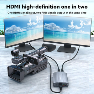 อะคาซิส ไม่ต้องรอ 1080P60HZ 1HD เป็น 2-CH AHD ตัวแปลงสัญญาณความละเอียดสูงสำหรับคอมพิวเตอร์และทีวี - Product Image 5