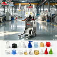 Machine de serrage de bouteilles haute vitesse CE GMP, machine de capsulage servo à tête unique pour bouchons à vis, pompes, pulvérisateurs et déclencheurs pour produits chimiques quotidiens