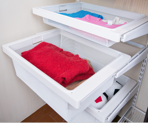 Armoire murale en métal, placard organisateur, étagère de rangement pour vêtements de chambre à coucher - Product Image 5