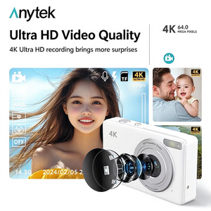 Appareil photo numérique 4K Ultra HD 64MP, appareil photo compact CCD, zoom numérique 18X, écran 2,88 pouces, appareil photo vintage portable pour étudiants - Product Image 3