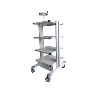 Sichuan Ruilang Instrument <b>Trolley</b> 577x765x1200mm 4-Layer Adjustable Shelves Medical Mobile Cart - Product Image 1