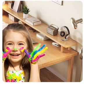 Office Modern Dual <strong>Computer</strong> <strong>Desk</strong> with Storage File Cabinet for Living Room Wooden <strong>Simple</strong> Design <strong>Study</strong> Table PC <strong>Desk</strong> with Drawer - Product Image 3