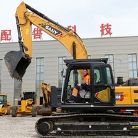 Excavatrice sur chenilles Sany SY365H d'occasion haute performance, 36 tonnes, équipement minier Kawasaki remis à neuf pour les travaux à grande échelle