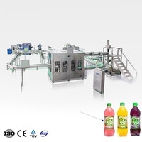 Machine de remplissage et d'emballage automatique pour jus de fruits, 10 pièces, petite machine, remplissage, en plastique, pour boissons, ligne de production