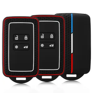 Housse de <span class=keywords><strong>clé</strong></span> de voiture à distance pour Renault Captur Megane Talisman Espace Clio Zoe Koleos Scenic 4 Arkana <span class=keywords><strong>Dacia</strong></span> <span class=keywords><strong>Sandero</strong></span> Card - Product Image 1