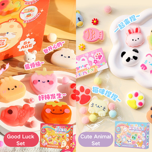 Educational Toy DIY Kit Set Taba <strong>Squishy</strong> for Kid Handmade Sticky Animal <strong>Cat</strong> Paw Toys <strong>Squishy</strong> - Product Image 3