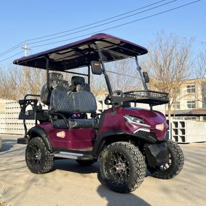 Электрический гольф-кар 4WD для дорог общего пользования, с литиевой батареей 60/72В, двигателем 5000Вт, аналог Club Car - Product Image 1