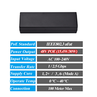 Injecteur POE actif REVODATA 2.5G 30W IEEE802.3af/at jusqu'à 100 mètres pour caméra de sécurité Adaptateur PoE actif